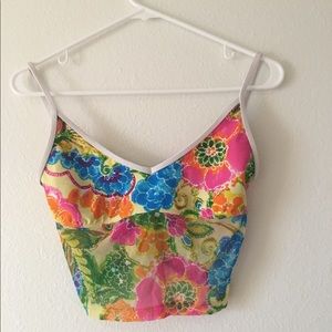KTRNA floral bra top